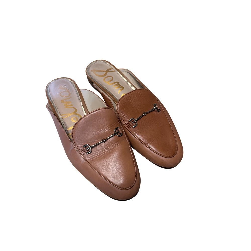 Sam Edelman Linnie Bit Mule Saddle Leather Size 8.5W
